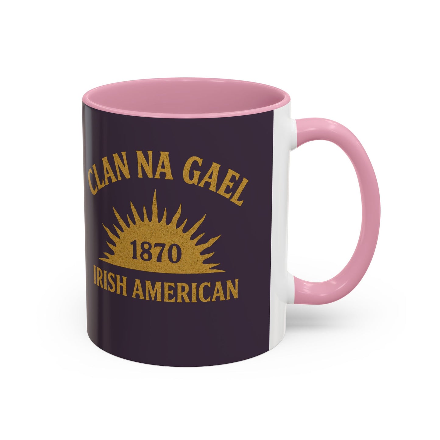 "Clan na Gael - Irish American", Colorful Mugs (11oz, 15oz) (Purple Verbena)