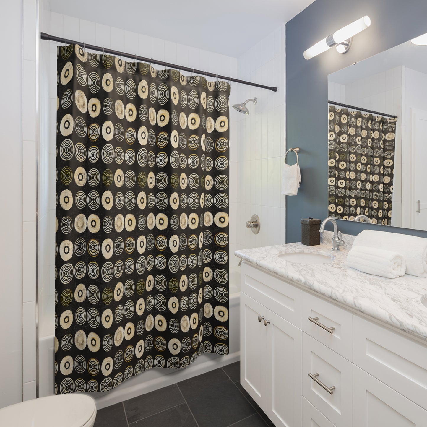 "Punk Polka", Shower Curtains