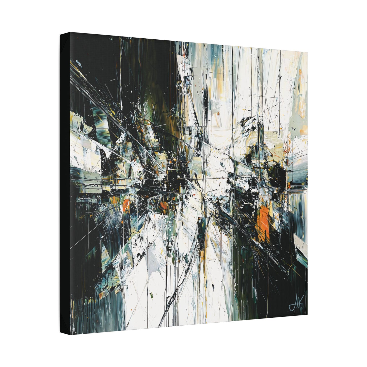"Abstract 543", Stretched Classic Canvas Fine Art Print