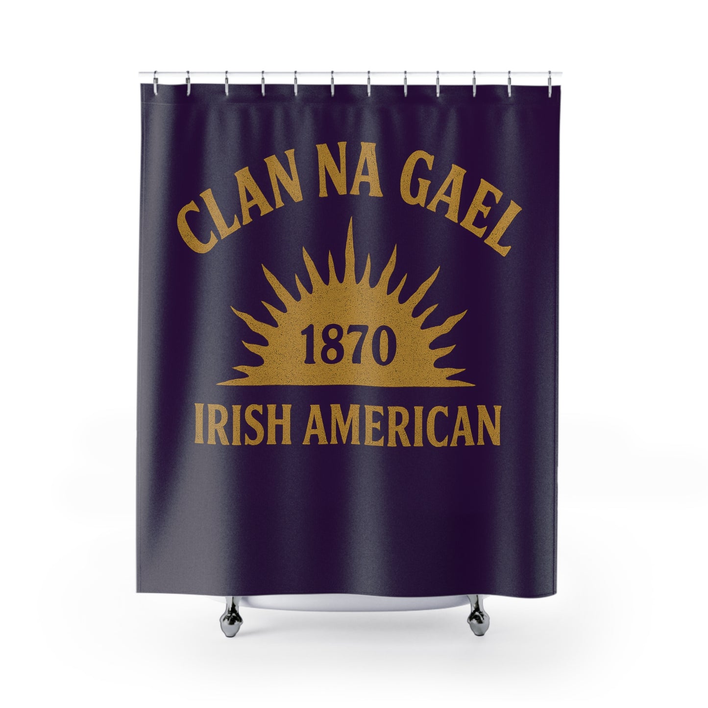 "Clan na Gael - Irish American", Shower Curtains (Beaker People)