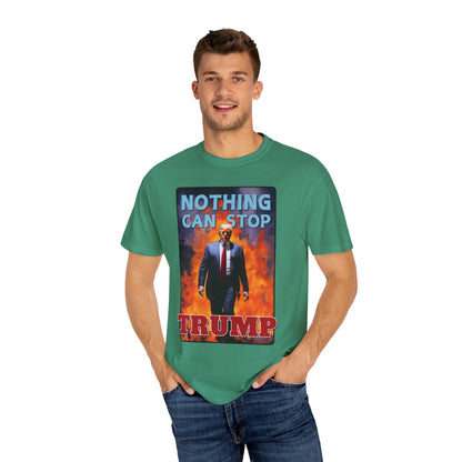 "Nothing Can Stop Trump", Unisex T-shirt (Dark Colors)