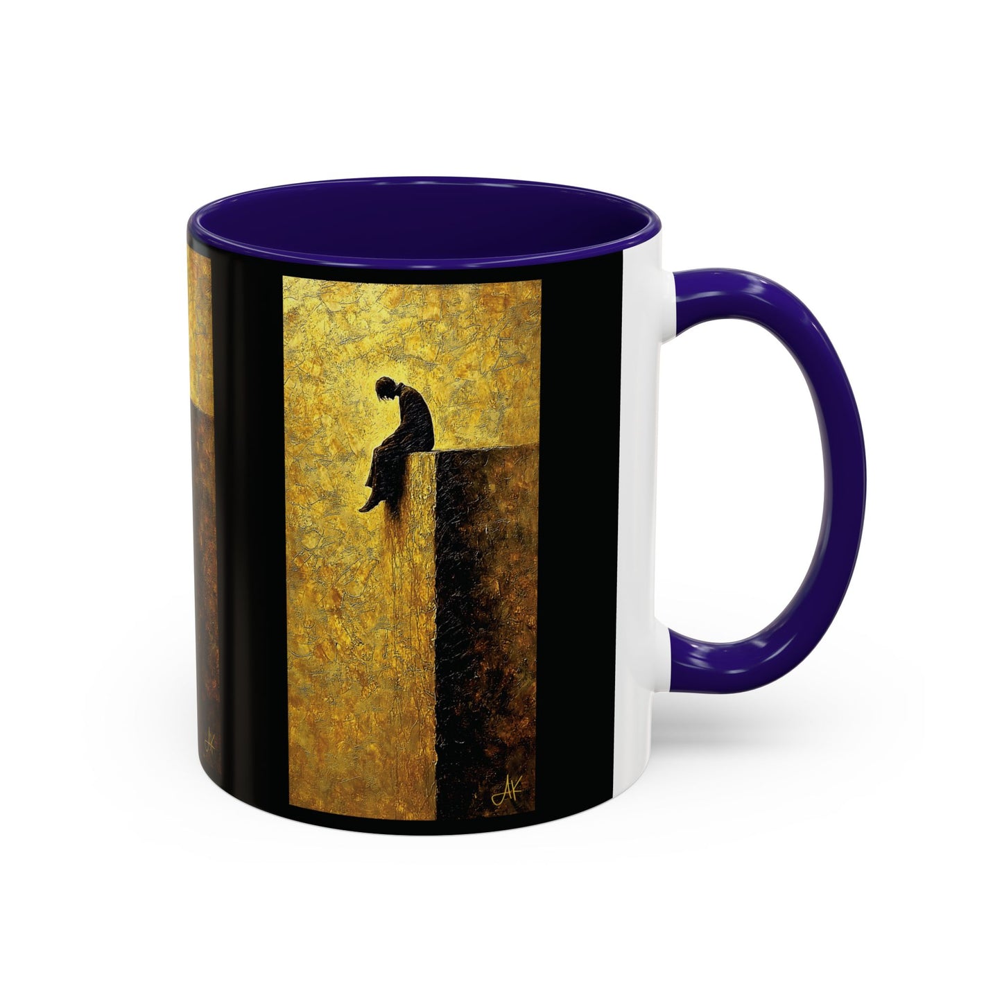 "In Darkest Hour He Is With Me", Colorful Mugs (11oz, 15oz)