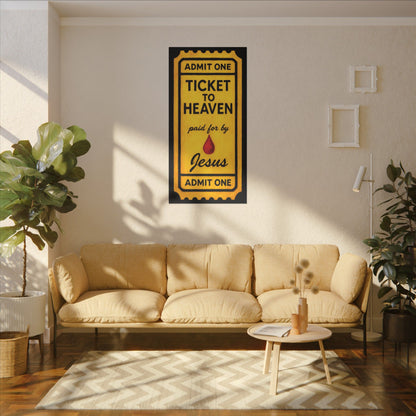 "The Golden Ticket", Matte Canvas Fine Art Print