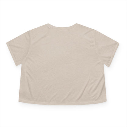 "Humans are Omnivores", Women's Flowy Cropped Tee