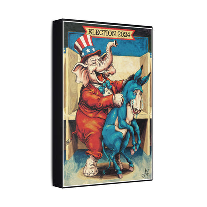 "MAGA Spanked the Donkeys 2024", Stretched Classic Canvas Print
