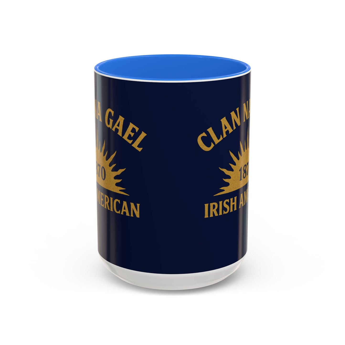 "Clan na Gael - Irish American", Colorful Mugs (11oz, 15oz) (Mariana Blue)