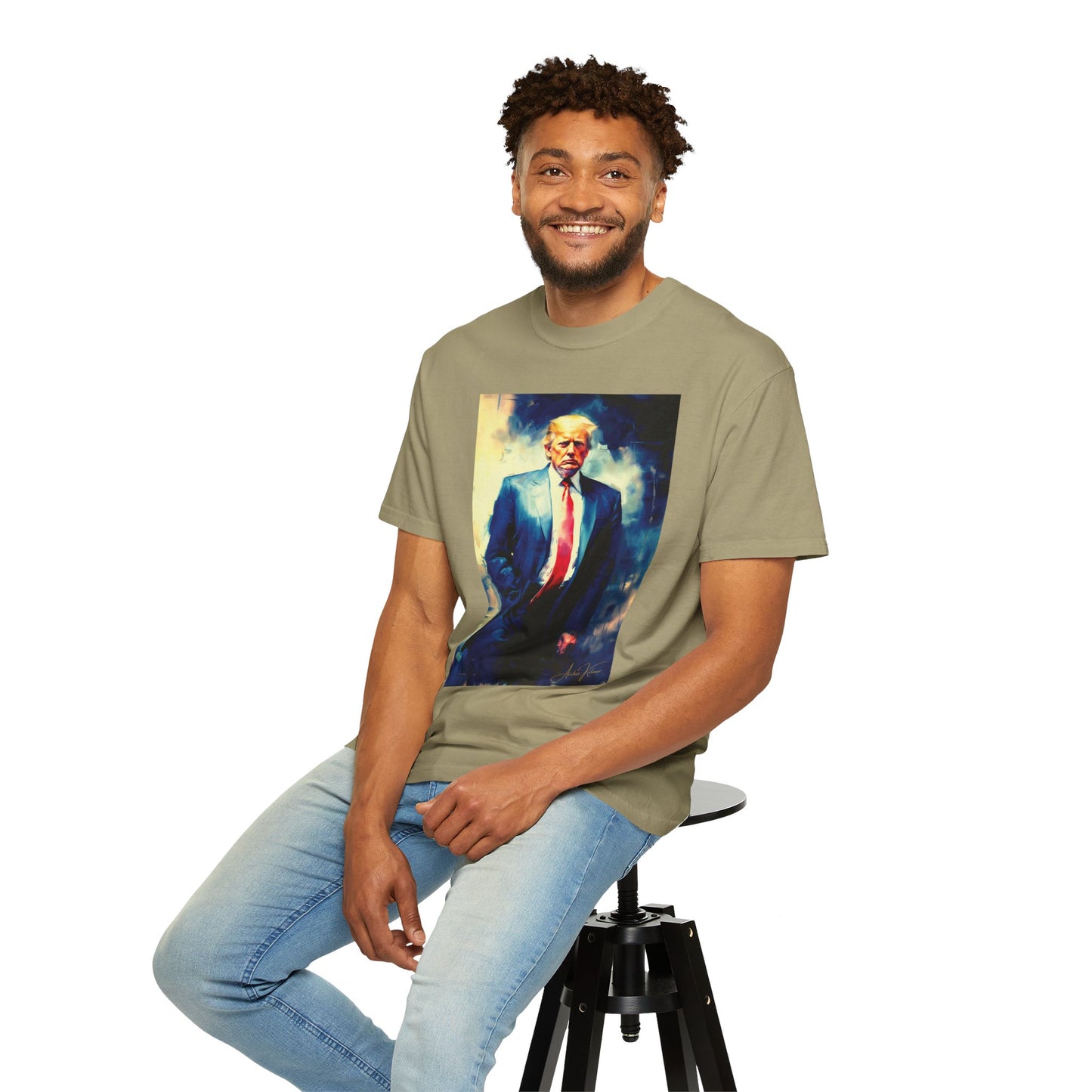 "Trump Portrait No. 6", Unisex T-shirt (Light Colors)