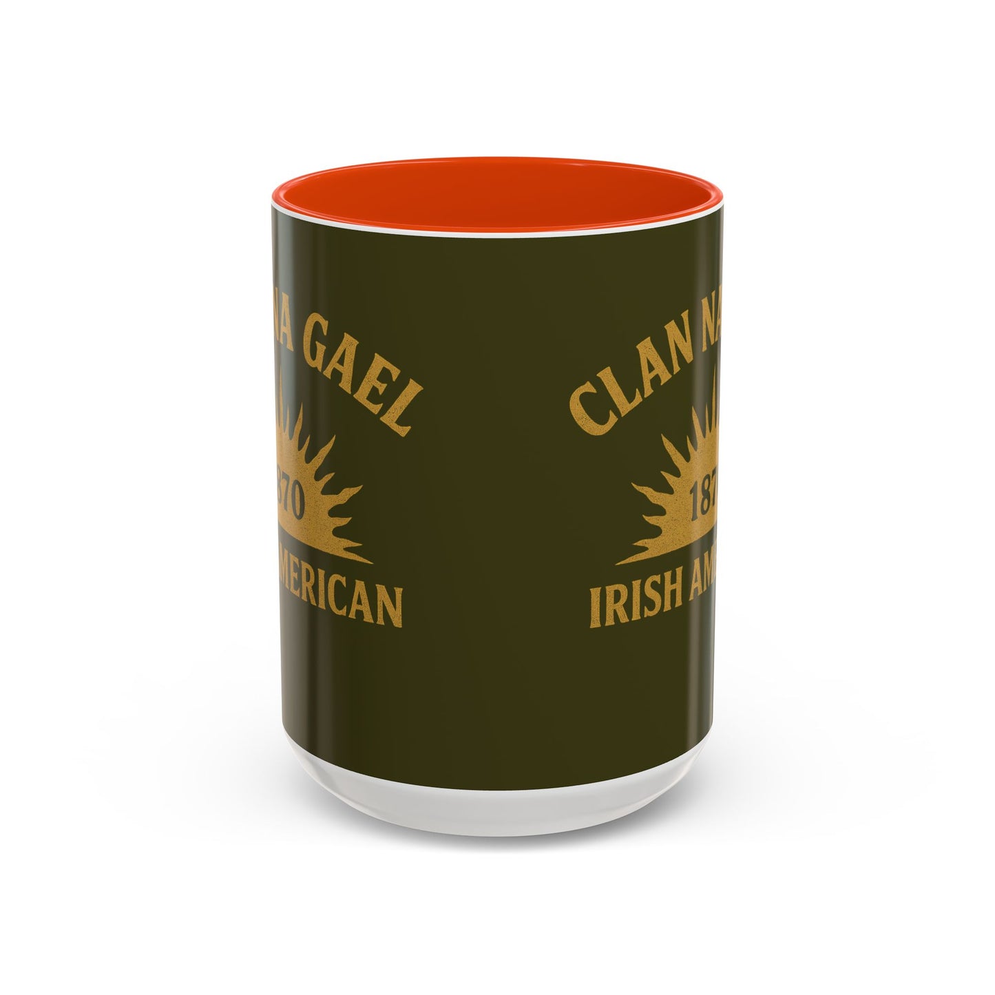 "Clan na Gael - Irish American", Colorful Mugs (11oz, 15oz) (Fianna Green)