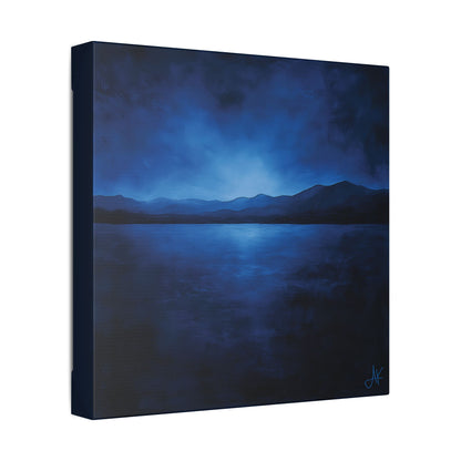 "Indigo Nights", Stretched Classic Canvas Fine Art Print