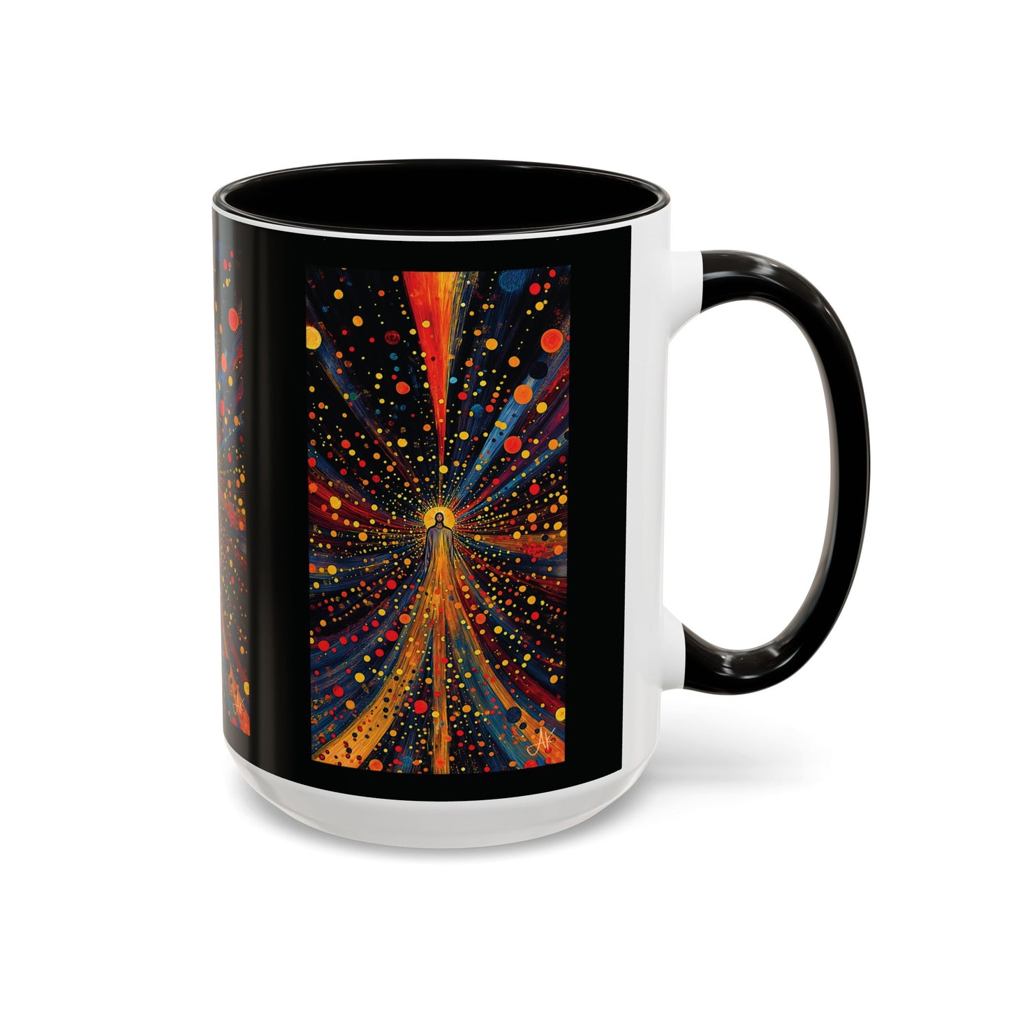 "Illuminated by Grace - 2 Corinthians 4:6", Colorful Mugs (11oz & 15oz)