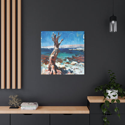 "Littoral Watch – Relic of the Gaelic Coast", Fine Art Matte Canvas, Stretched, 1.25"