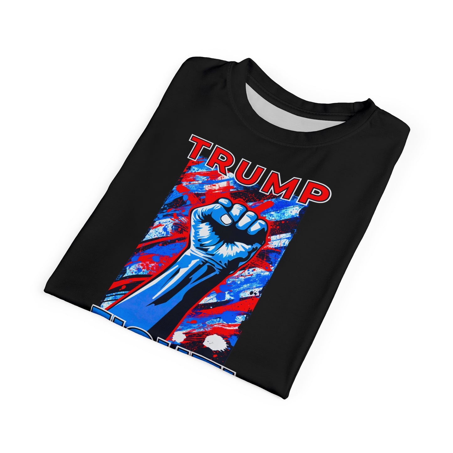 "TRUMP FIGHT!", Unisex T-shirt (Black)