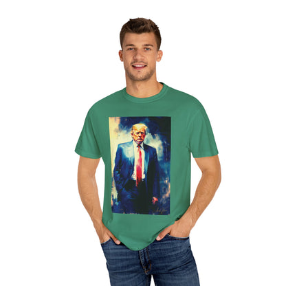 "Trump Portrait No. 6", Unisex T-shirt (Dark Colors)