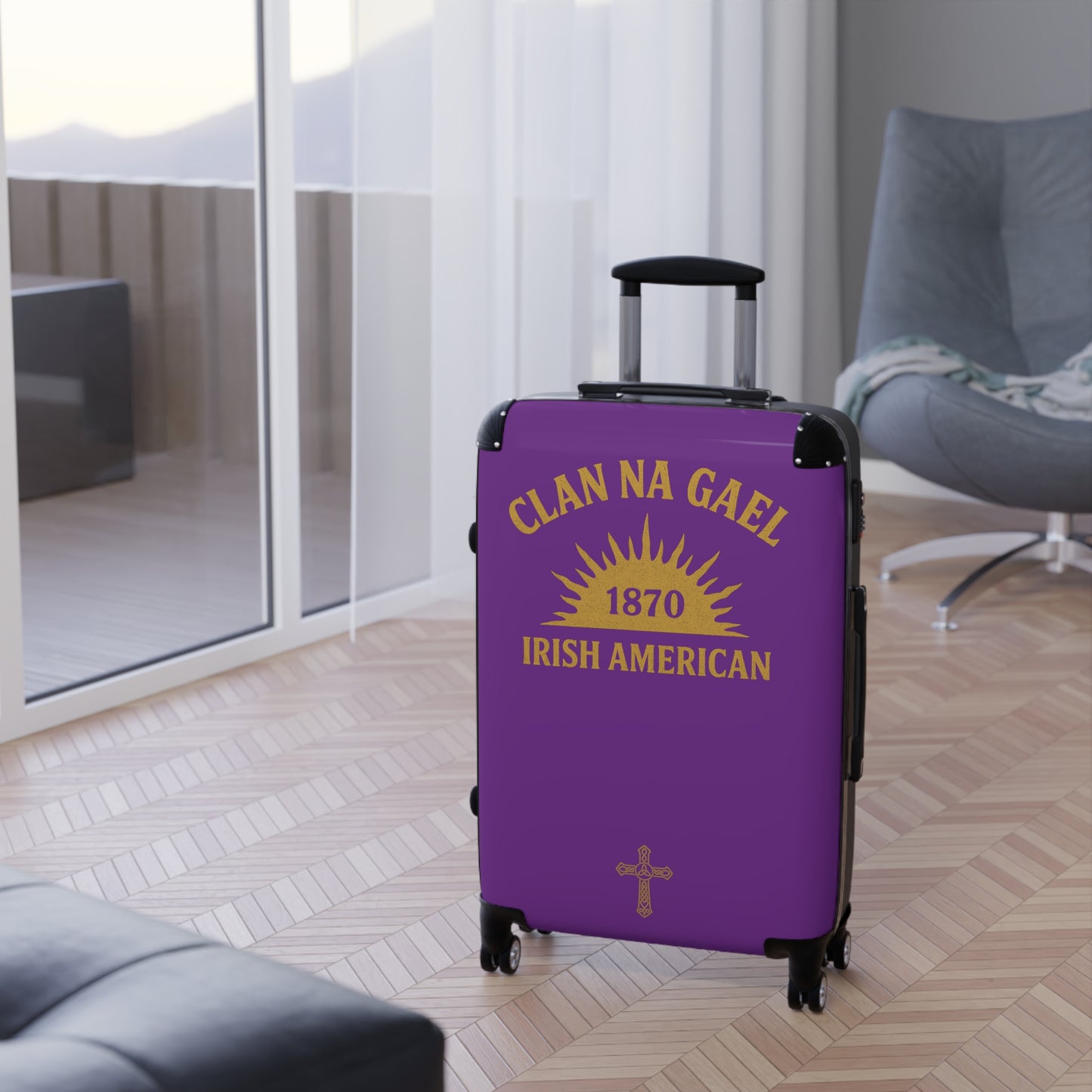"Clan na Gael - Irish American", Suitcase (Vesper Violet)
