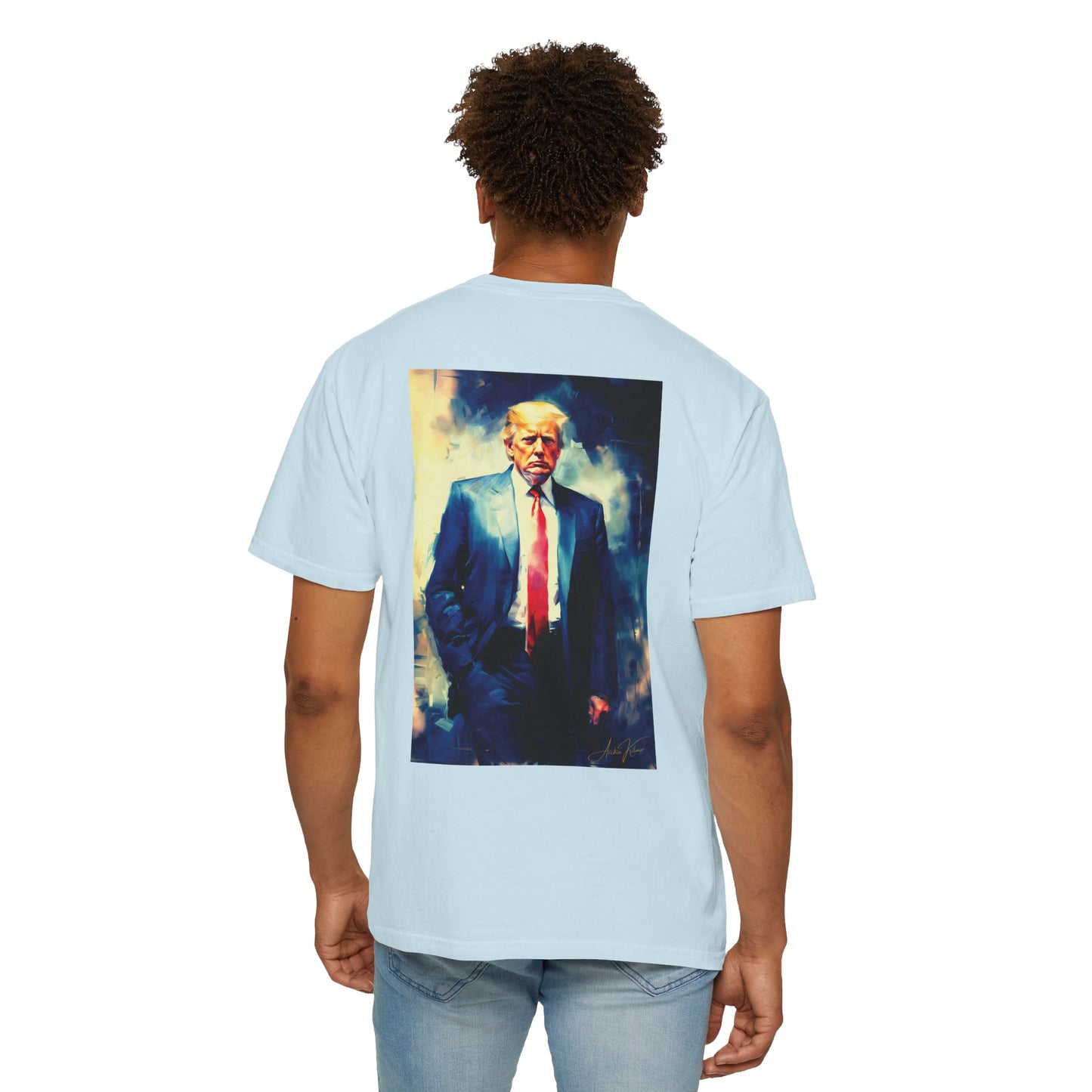 "Trump Portrait No. 6", Unisex T-shirt (Light Colors)