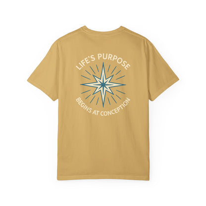 "Life's Purpose Begins at Conception #01", Unisex T-shirt