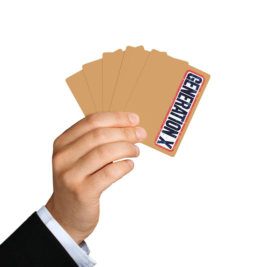 "Generation X", Retro Playing Cards (Camel Brown)