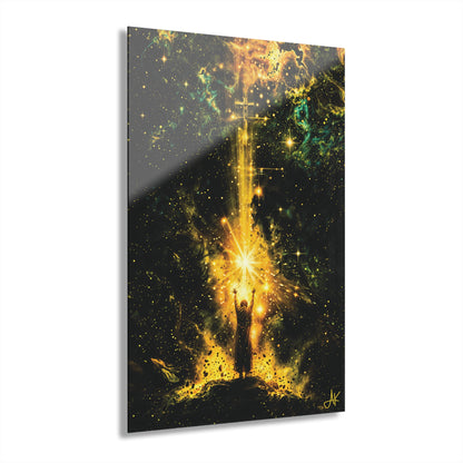 "Empowered by His Sacrifice", Fine Art Acrylic Wall Prints (French Cleat Hanging)