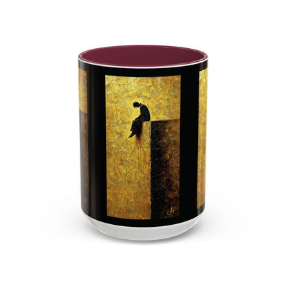 "In Darkest Hour He Is With Me", Colorful Mugs (11oz, 15oz)