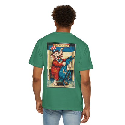 "MAGA Spanked the Donkeys 2024", Unisex T-shirt (Dark Colors)