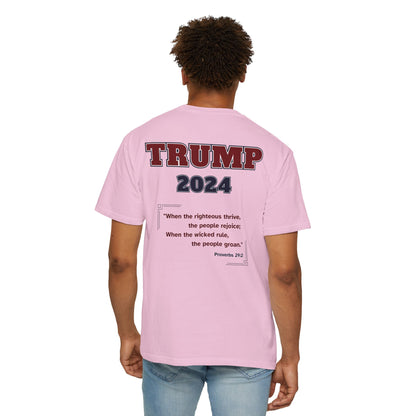 "Trump 2024 - Proverbs 29:2", Unisex T-shirt - Historical Collectible