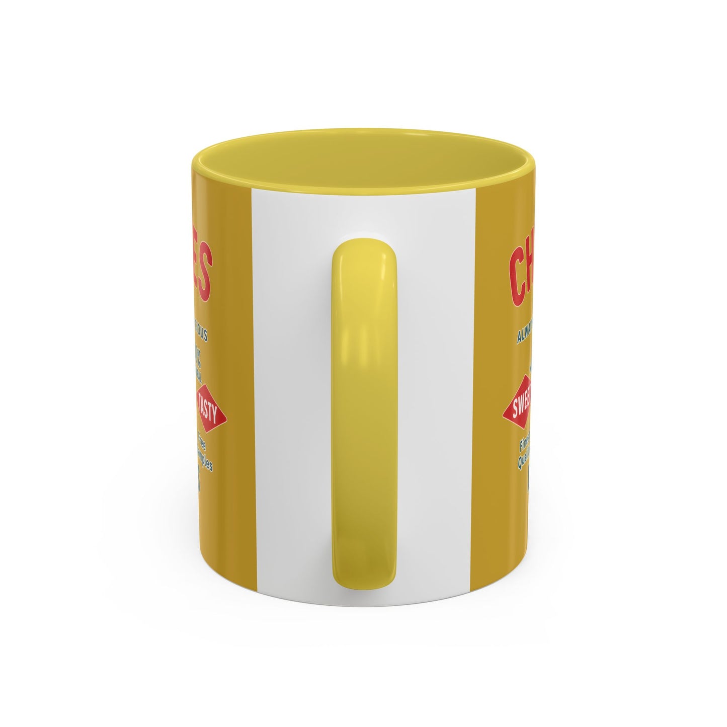 "Delicious Cherries", Colorful Mugs (11oz, 15oz) (Forgelight Gold)