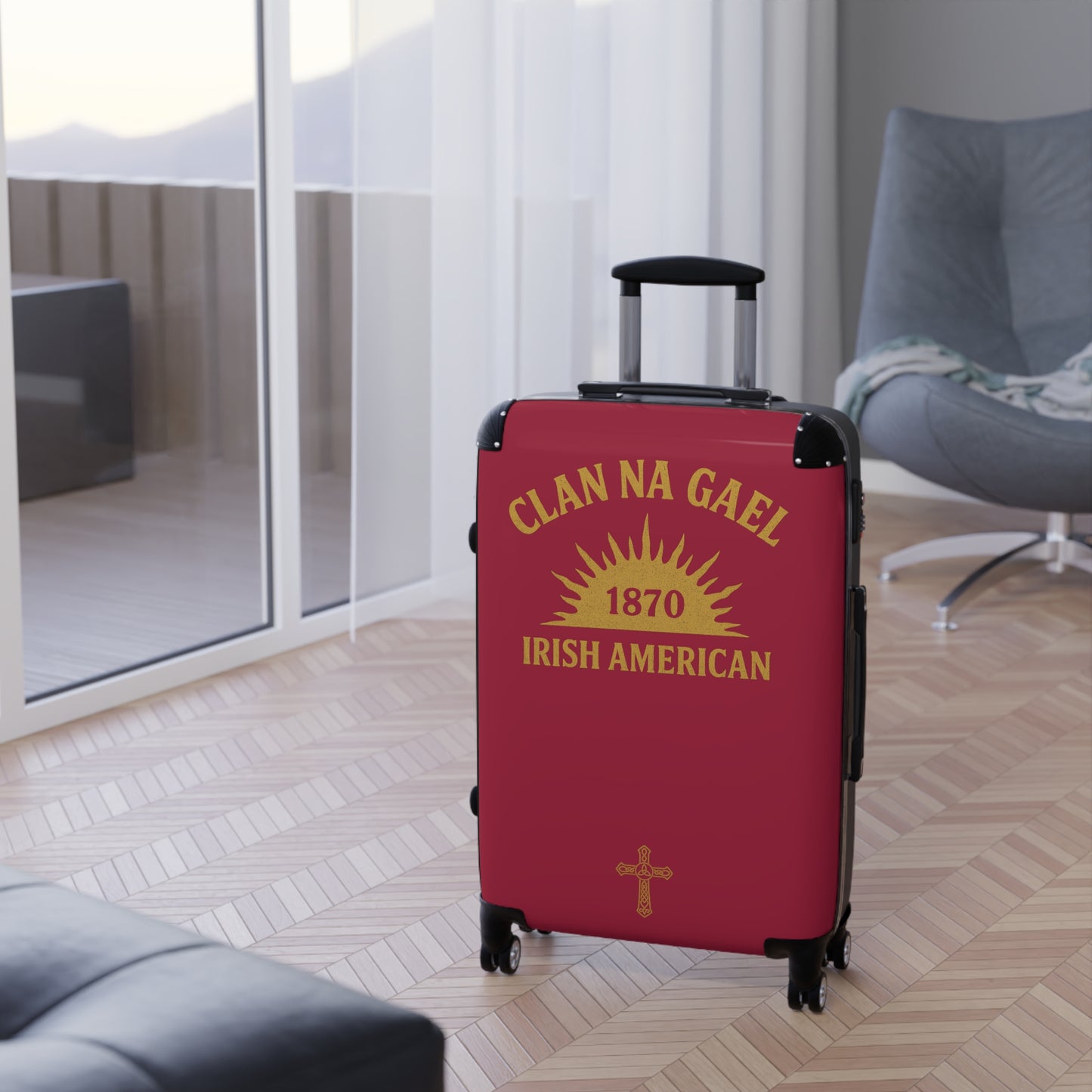 "Clan na Gael - Irish American", Suitcase (Fénechas Red)