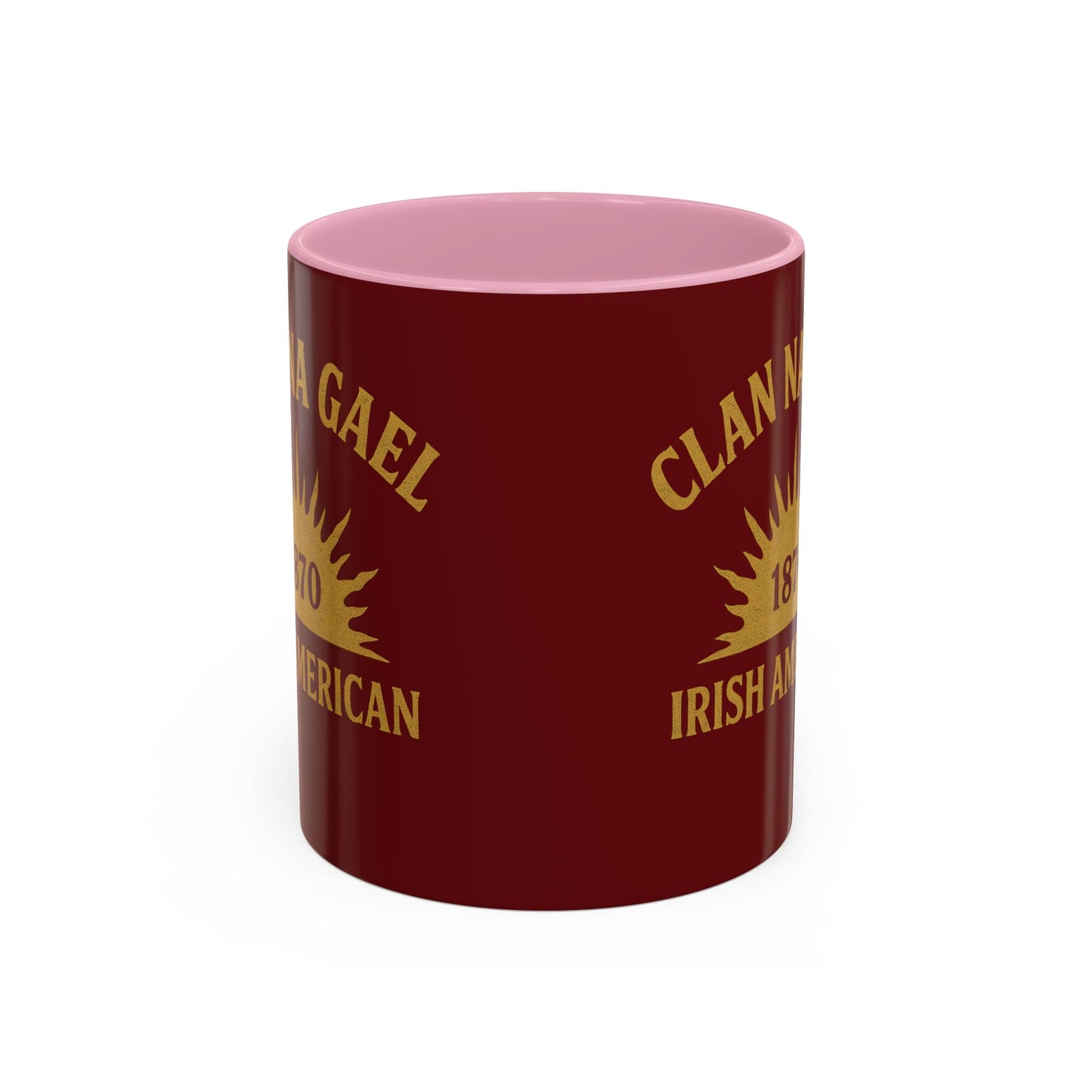 "Clan na Gael - Irish American", Colorful Mugs (11oz, 15oz) (Palladius Red)