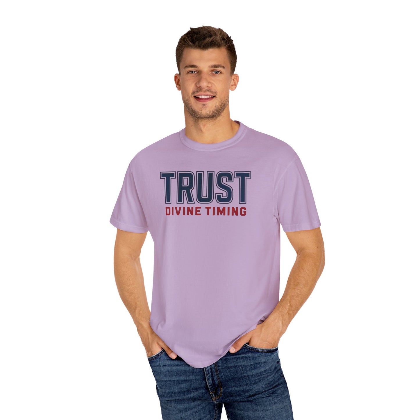 "Trust Divine Timing" #02, Unisex T-shirt