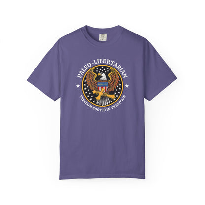 "Paleo-Libertarian" #01, Unisex T-shirt (Dark Colors)