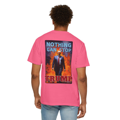 "Nothing Can Stop Trump", Unisex T-shirt (Dark Colors)
