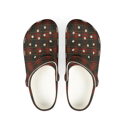 "Kilmor Gallóglach Tartan", Foam Rubber Clogs