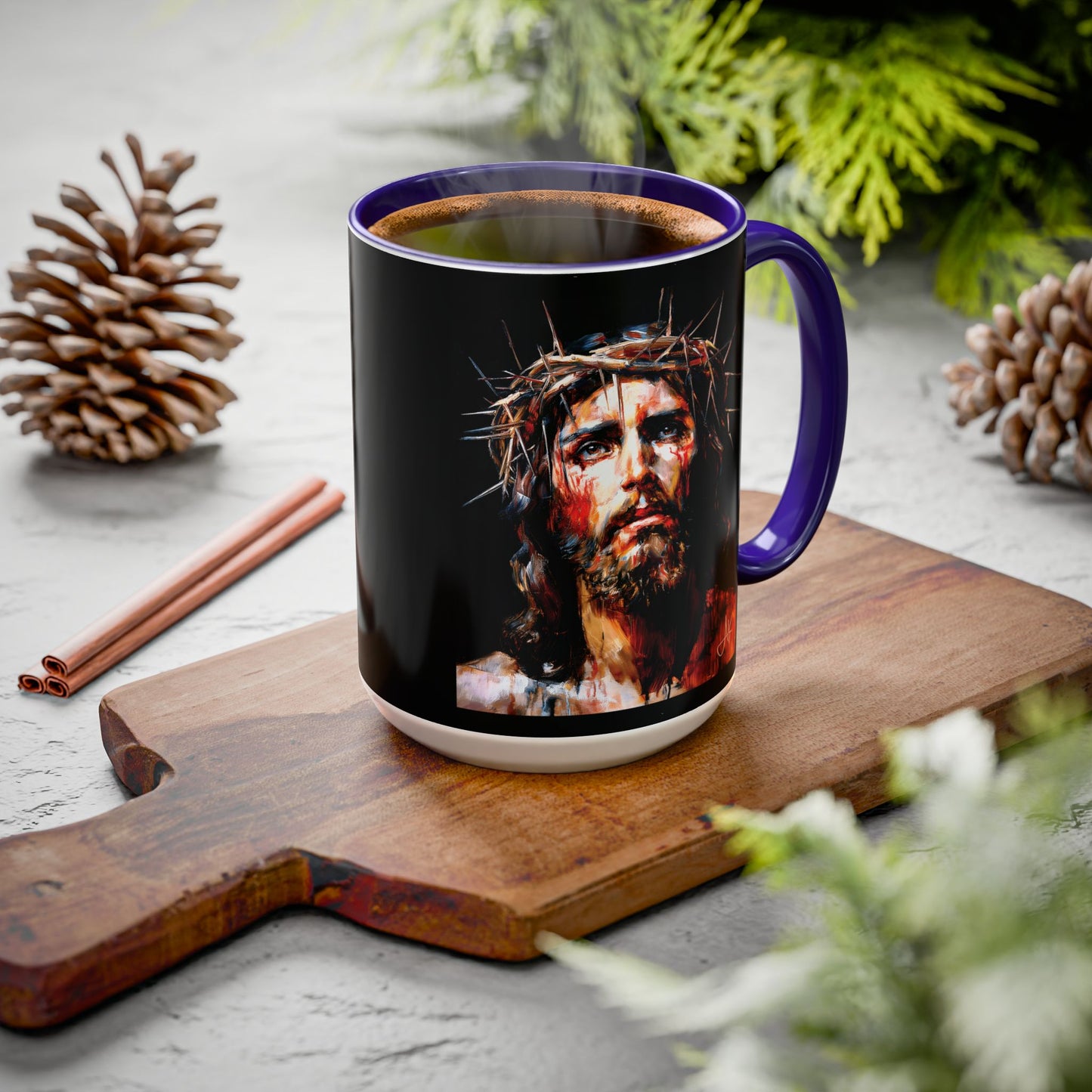 "Crown of Thorns", Colorful Mugs (11oz, 15oz)