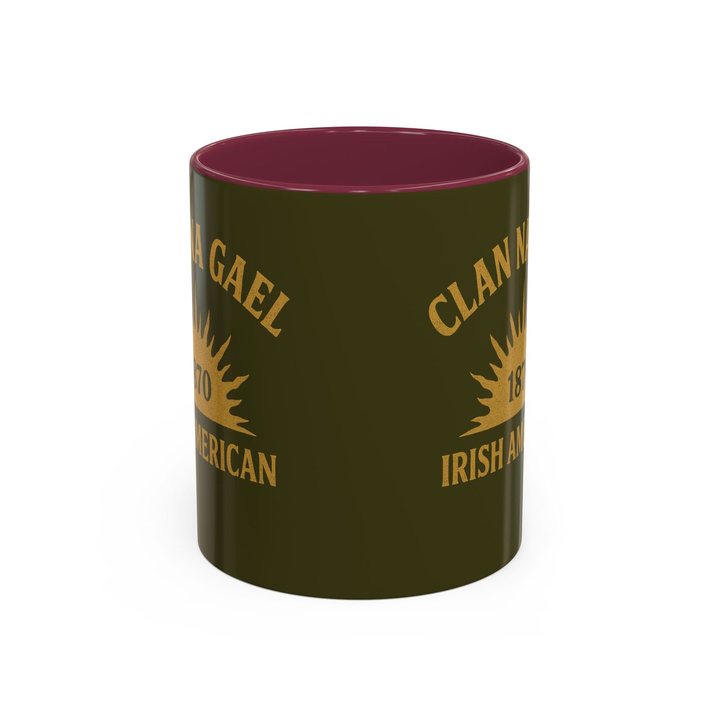 "Clan na Gael - Irish American", Colorful Mugs (11oz, 15oz) (Fianna Green)