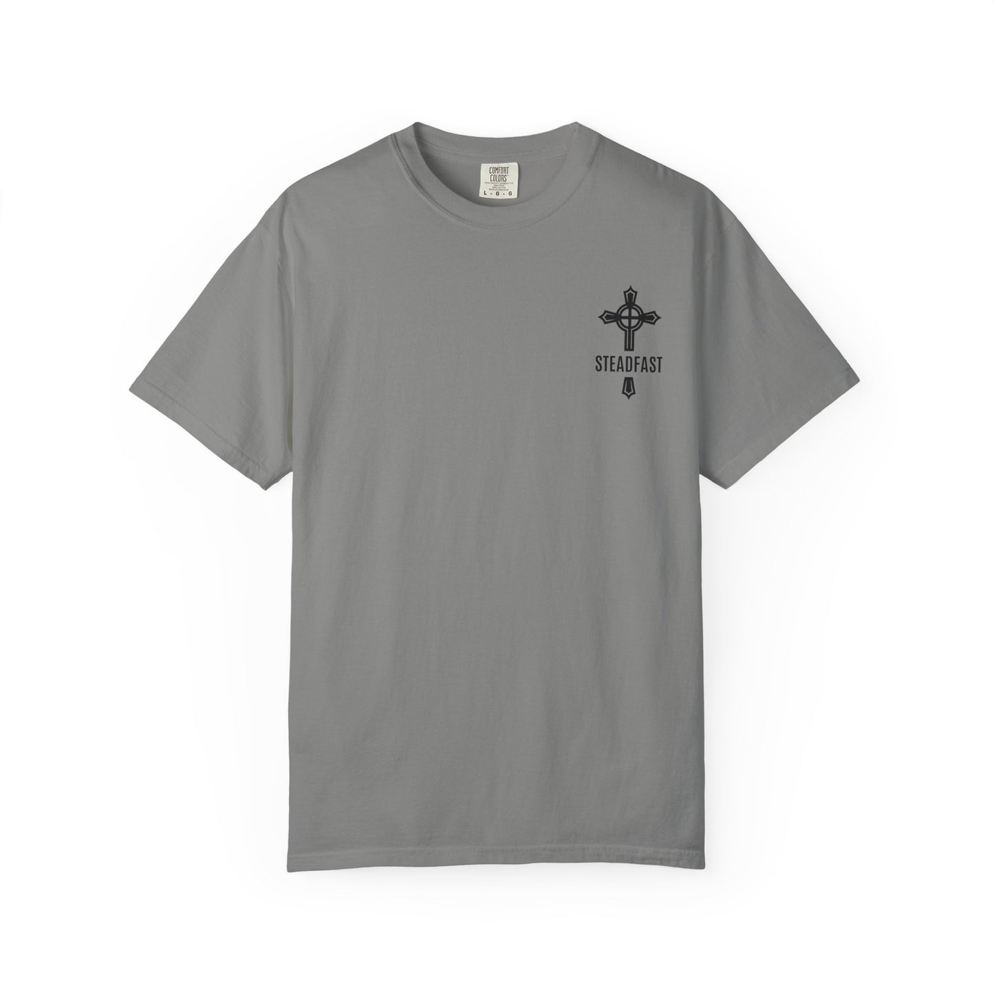 "Steadfast Cross in Black", Unisex T-shirt