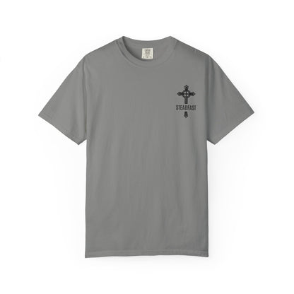 "Steadfast Cross in Black", Unisex T-shirt