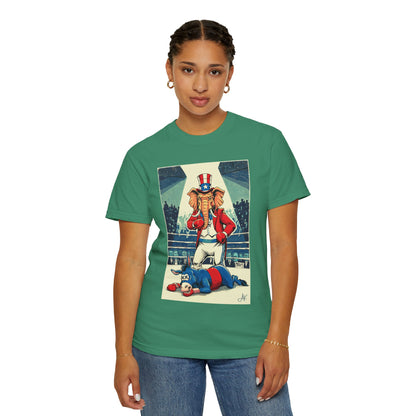 "Brutal Woke Knockout 2024", Unisex T-shirt (Dark Colors)