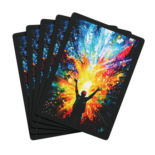 "Unfathomable", Christian Fine Art Playing Cards (Void Black)