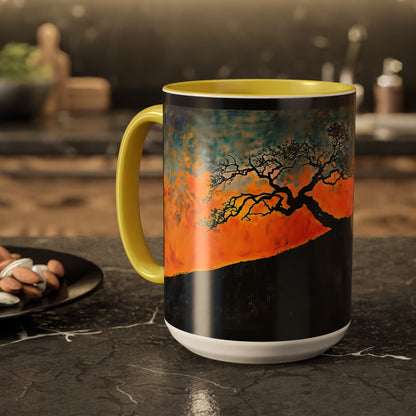 "Even Now, I Will Trust" Habakkuk 3:17-18 (NIV), Colorful Mugs (11oz & 15oz)