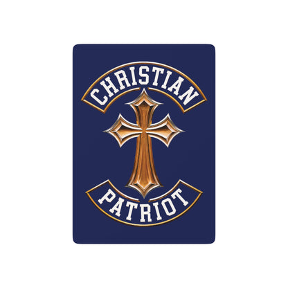 "Christian Patriot" #03, Christian Playing Cards (Norway Blue)