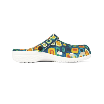 "Soul Mosaic", Foam Rubber Clogs