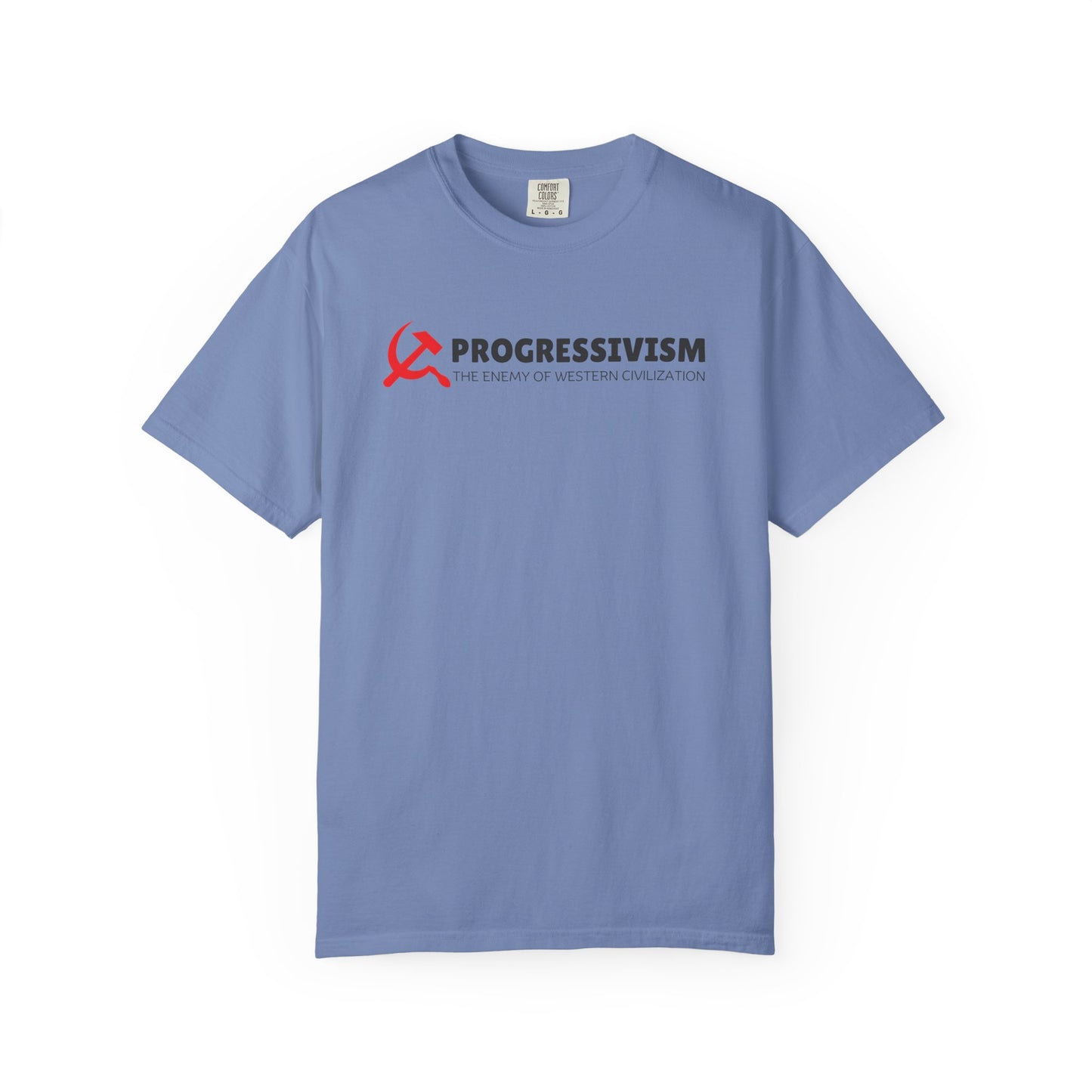 "Progressivism - Enemy of Western Civilization", Unisex T-shirt (Light Colors)