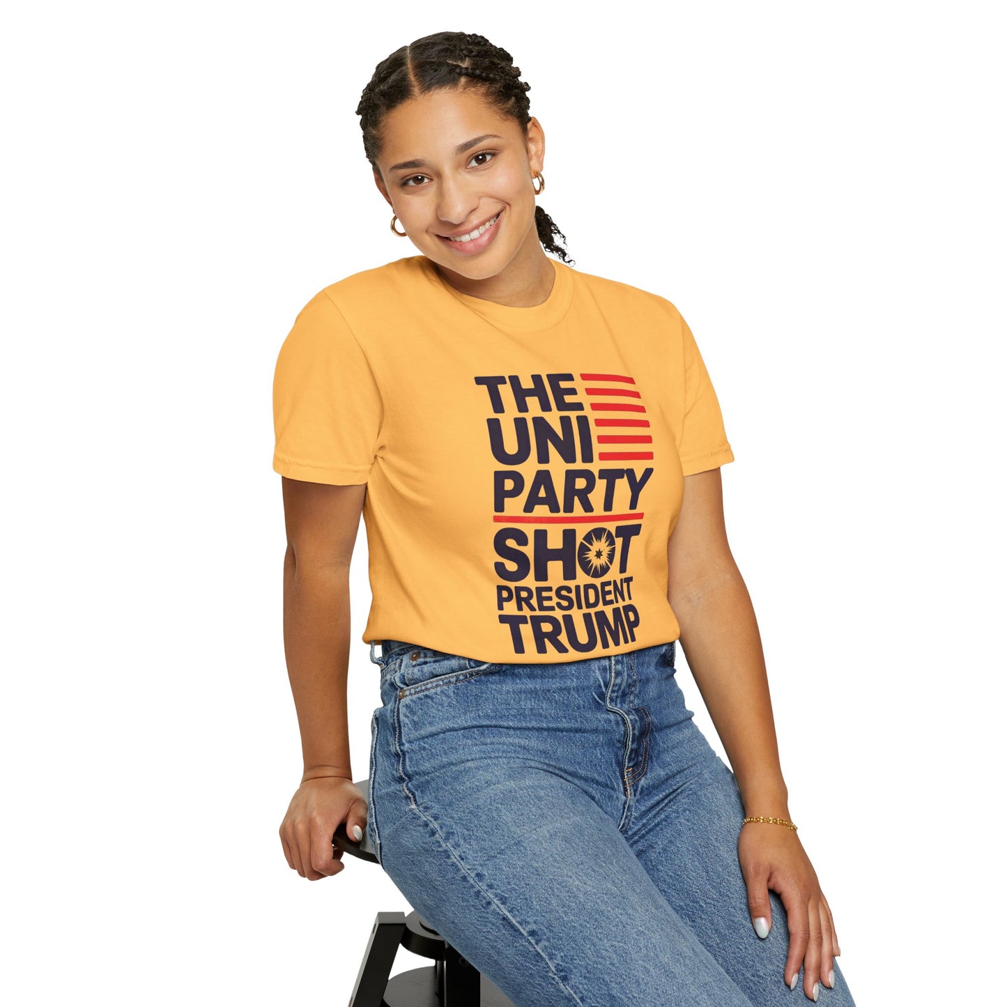 "The Uniparty Shot President Trump" #01, Unisex T-shirt