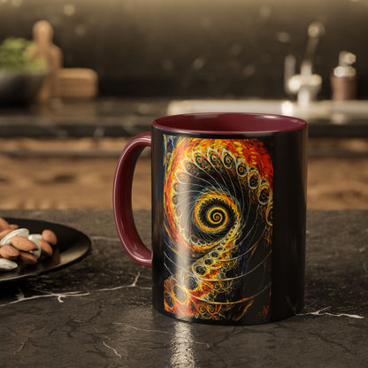 "Beauty of His Design", Colorful Mugs (11oz, 15oz)