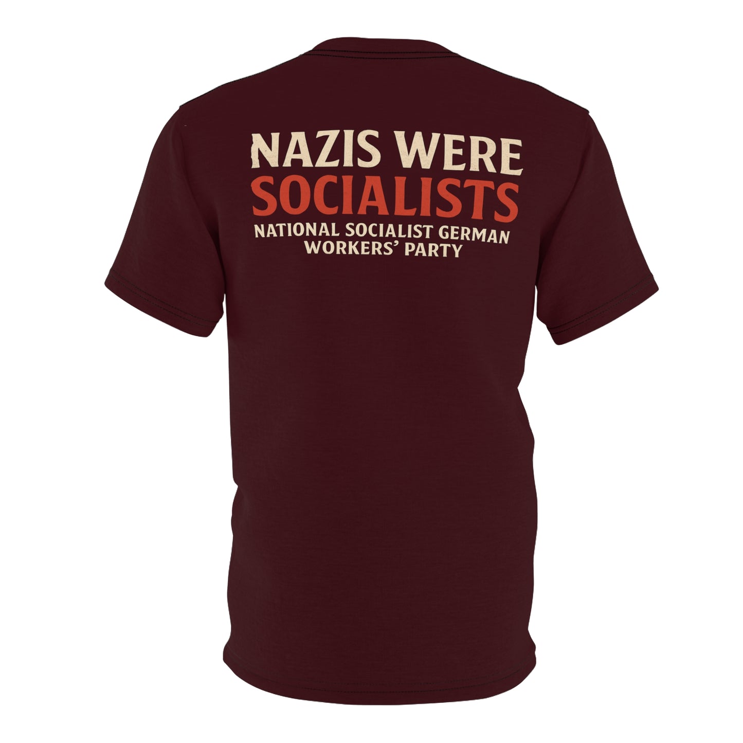 "Nazis were Socialists", Unisex T-shirt (Mama Africa)