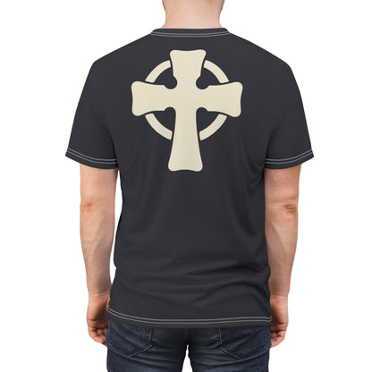 "Retro Jesus", Unisex T-shirt (Antarctic Deep)
