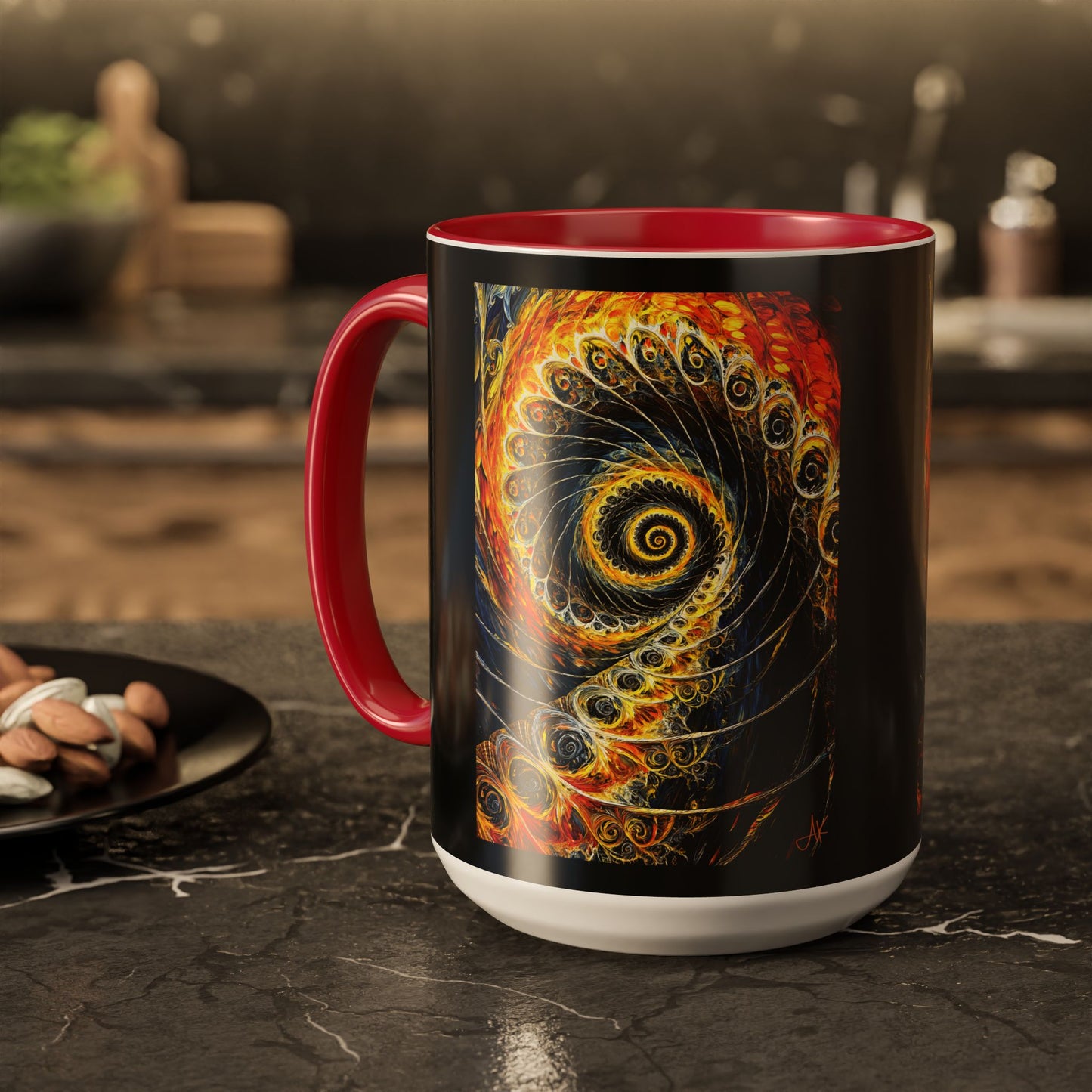 "Beauty of His Design", Colorful Mugs (11oz, 15oz)