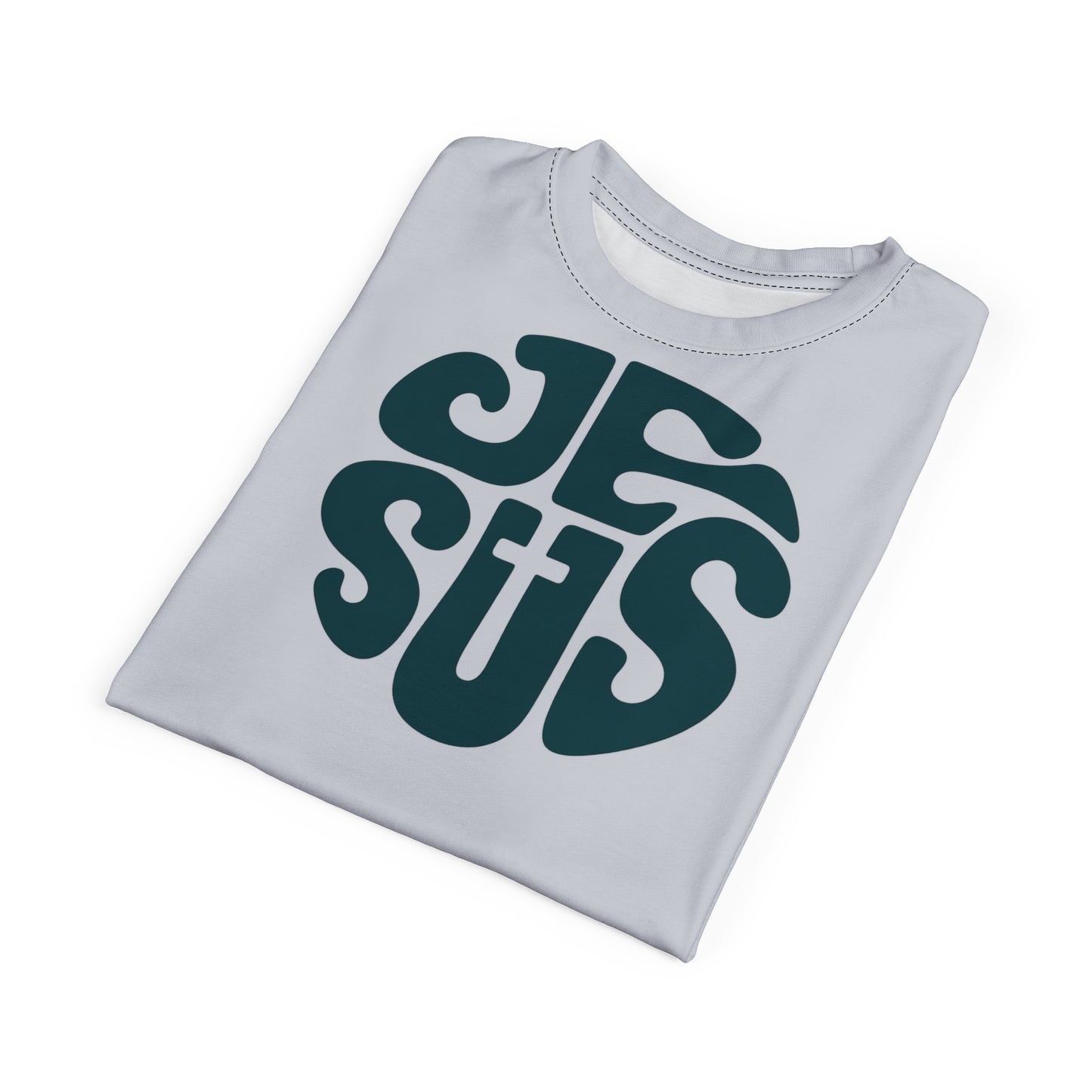 "Retro Jesus", Unisex T-shirt (Inked Silk)