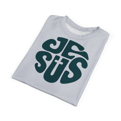 "Retro Jesus", Unisex T-shirt (Inked Silk)