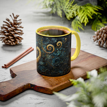 "From Stone to Savior's Light", Colorful Mugs (11oz, 15oz)